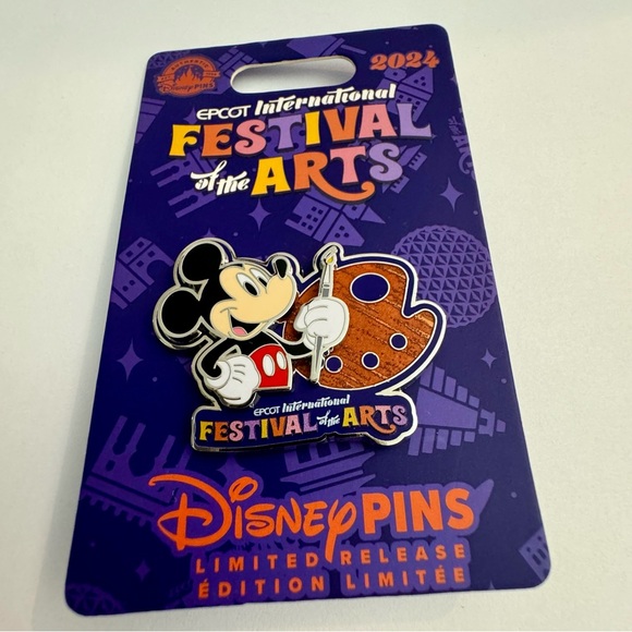 NWT. Disney pin Epcot festival of the arts pin featuring Mickey Mouse - Picture 1 of 8